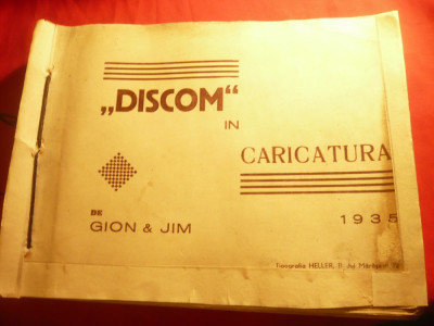 Album Discom in Caricaturi de Gion si Jim 1935 , 73 caricaturi foto