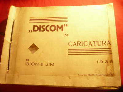 Album Discom in Caricaturi de Gion si Jim 1935 , 73 caricaturi foto