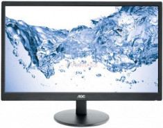 Monitor LED AOC 23.6inch M2470SWDA2, Full HD (1920 x 1080), VGA, DVI, 5 ms (Negru) foto