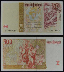 Portugalia 1997 - 500 escudos UNC foto