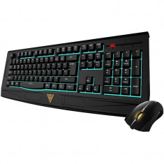 Kit tastatura si mouse Gamdias Ares 7 Color Essential Combo Black foto