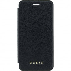 Husa Flip Cover Guess GUFLBKS8LIGLTBK Negru pentru SAMSUNG Galaxy S8 Plus foto