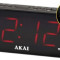 Radio cu ceas Akai ACR-1001, FM radio, dual alarm, proiector si functie incarcare telefon
