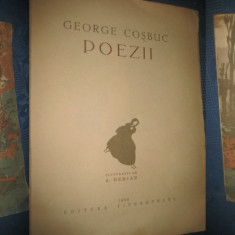 G.Cosbuc-Poezii-Editie 1958, stare buna deosebit realizata grafic.