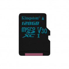 Card Kingston Canvas Go microSDXC 128GB Clasa 10 UHS-I U3 V30 90Mbs foto