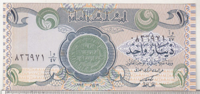 bnk bn Irak 1 dinar 1992 unc foto