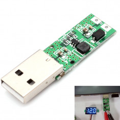 USB DC-DC converter step-up, IN:5V, OUT:12V (1 Ah) (DC935) foto