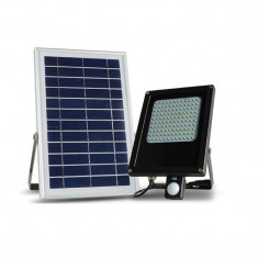 Proiector solar, senzor miscare, 120 LED, 20 W, 4 moduri iluminare, Lixada foto