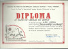 AMS# - FILATELIE, DIPLOMA MEDALIE DE BRONZ, TEMA &quot;PERSONALITATI ROMANESTI&quot;, 1980