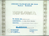 AMS# - FILATELIE DIPLOMA MEDALIE DE ARGINT, &quot;VOCATIA DE PACE A ROMANILOR&quot;, 1986