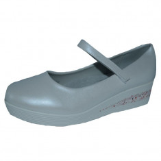 Pantofi cu platforma pentru fete Bessky 83-6A, Alb foto