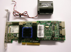 Raid Controller (controler) adaptec ASR-6805 SAS/SATA 6GB/s 8 canale foto