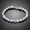 Bratara BZ003 Azory Lux Zirconia Multicolor