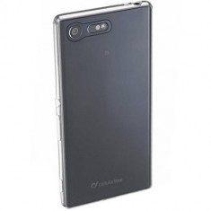 Husa Protectie Spate Cellularline FINECXPRXCOMPT Transparent pentru SONY Xperia X Compact foto