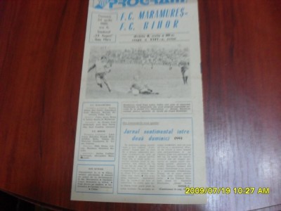 program FC Maramures BM - FC Bihor foto