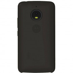 Husa Protectie Spate Motorola Silicon cu Folie De Protectie Gri pentru MOTOROLA Moto E4 foto