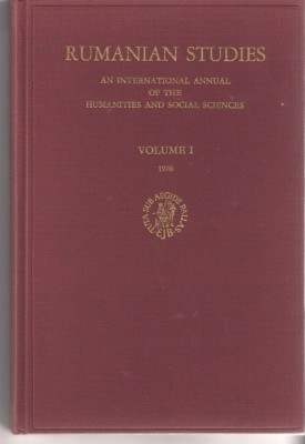 Rumanian studies Volume I 1970 legata limba engleza/franceza foto