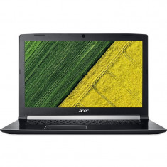 Laptop Acer Gaming 17.3&amp;amp;#039;&amp;amp;#039; Aspire 7 A717-71G, FHD, Procesor Intel Core i7-7700HQ, 8GB DDR4, 256GB SSD, GeForce GTX 1050 Ti 4GB, Linux, Black foto