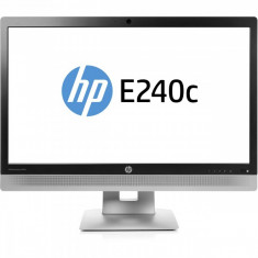 Monitor Refurbished HP EliteDisplay E240C, 24 inch, IPS, W LED, VGA, HDMI, USB, Webcam, Full HD foto