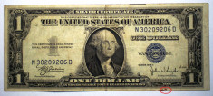 229 USA SUA SILVER CERTIFICATE 1 ONE DOLLAR 1935 C SR. 206 foto