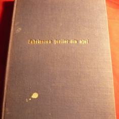 Ing.I.Moldovan -Fabricarea Tevilor din otel -cca 196 autograf IM -Ed. Of.Documen