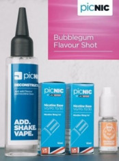 Lichid Tigara Electronica Premium Jac Vapour Bubblegum 70ml, Nicotina 5,1mg/ml, 80%VG 20%PG, Fabricat in UK, Pachet DiY foto