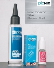 Lichid Tigara Electronica Premium Jac Vapour Real Tobacco Silver 60ml, Nicotina 3mg/ml, 80%VG 20%PG, Fabricat in UK, Pachet DiY foto