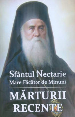 Marturii recente - SFANTUL NECTARIE foto