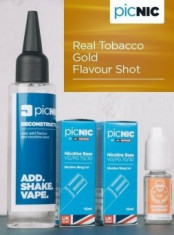 Lichid Tigara Electronica Premium Jac Vapour Real Tobacco Gold 70ml, Nicotina 5,1mg/ml, 80%VG 20%PG, Fabricat in UK, Pachet DiY foto