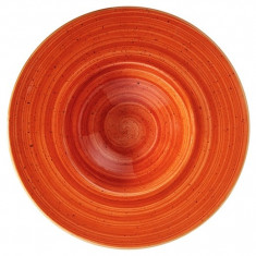 Farfurie pentru paste din portelan -TERRA COTTA 28cm adanca MN0101100 BONNA foto