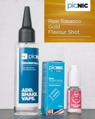 Lichid Tigara Electronica Premium Jac Vapour Real Tobacco Gold 60ml, Nicotina 3mg/ml, 80%VG 20%PG, Fabricat in UK, Pachet DiY foto