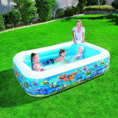 Piscina Gonflabila Bestway Dreptunghiulara pentru Copii, Dimensiuni 229x152x56cm foto