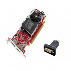 Placa video PCI-E ATI Radeon HD 3470, 256 MB, 2x DisplayPort, Low profile design + Adaptor 4WORLD DisplayPort [M] &amp;gt; DVI-I [F] (24+5) foto