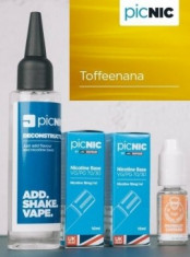 Lichid Tigara Electronica Premium Jac Vapour Toffeenana 70ml, Nicotina 5,1mg/ml, 80%VG 20%PG, Fabricat in UK, Pachet DiY foto