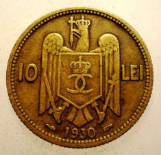 2.791 ROMANIA CAROL II 10 LEI 1930 PARIS foto