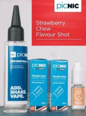 Lichid Tigara Electronica Premium Jac Vapour Strawberry Chew 70ml, Nicotina 5,1mg/ml, 80%VG 20%PG, Fabricat in UK, Pachet DiY foto