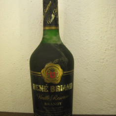 brandy, RENE' BRIAND, VIEILLE RESERVE, MAI MULTI 7 ANI, CL 70 gr 40 anii 70/80