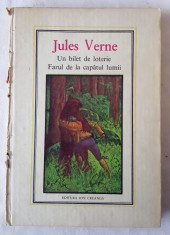 Jules Verne - 9 - Un bilet de loterie. Farul de la capatul lumii foto