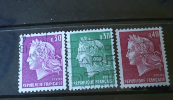 FRANTA 1969 &ndash; MARIANNE (CHEFFER), TIMBRE STAMPILATE, B28