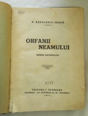 N. Radulescu-Niger - Orfanii neamului foto