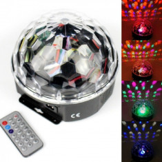 Glob Disco cu joc de lumini si telecomanda + briceag de buzunar cadou foto