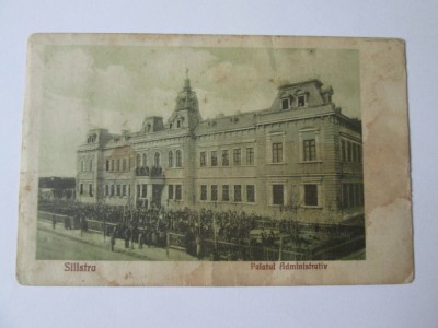 Carte postala Silistra circulata 1927 foto