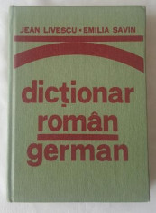 Jean Livescu si Emilia Savin - Dictionar Roman - German foto