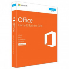 Licenta retail Microsoft Office 2016 Home and Business 32-bit/x64 English Medialess foto