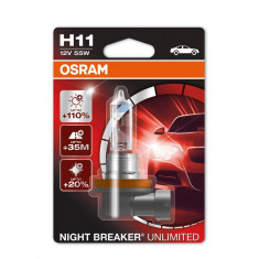 Bec Osram H11 12V 55W Night Breaker Unlimited 64211NBU-01B foto