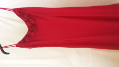 Rochie eleganta de ocazie sirena rosu intens marimea 36 S foto