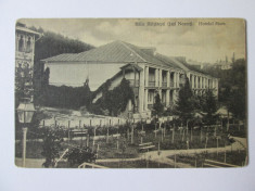 Rara! Carte postala Baile Baltatesti/Neamt:Hotelul Mare,circulata aprox.1916 foto