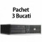 Pachet 3 Bucati - Calculator Second Hand HP DC7900 SFF, Intel Core 2 Duo E7500 2.93GHz, 4GB DDR2, 160GB SATA, DVD-ROM