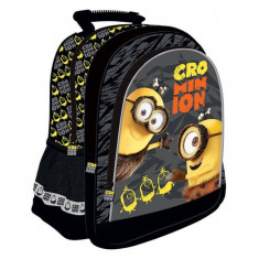 Ghiozdan ergonomic Minions gri 39 cm foto