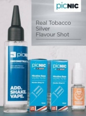 Lichid Tigara Electronica Premium Jac Vapour Real Tobacco Silver 70ml, Nicotina 5,1mg/ml, 80%VG 20%PG, Fabricat in UK, Pachet DiY foto